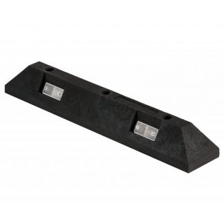 Parkirni omejevalec, črn z odsevniki, <b>dolžine 800 mm</b>