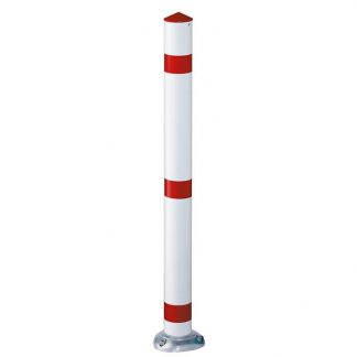 Parkirni stebriček, s točko preloma, aluminij<b> Ø 76 mm<b>
