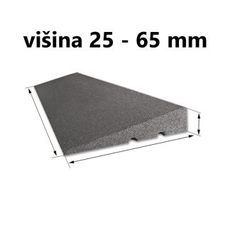 Klančina višine od 25 do 65 mm