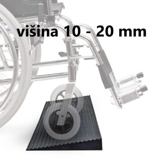 Klančina višine od 10 do 20 mm
